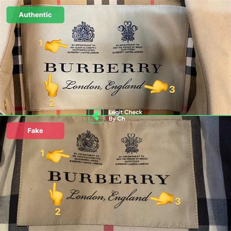 how to tell a fake burberry bag|identify burberry raincoat.